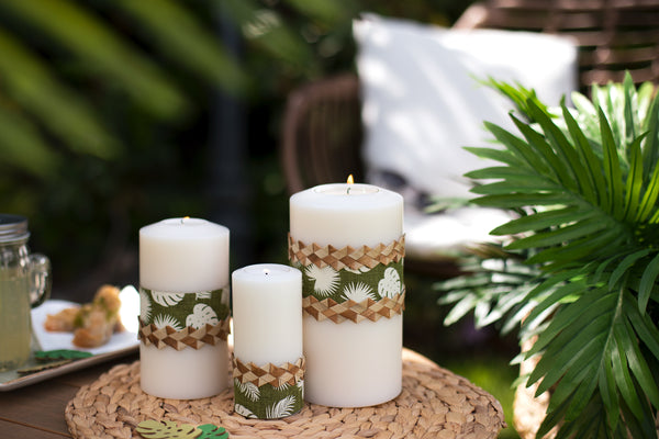 LUXE Boho Dschungel Kerzen Dekoration Garten