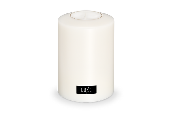 LUXE Classic Dauerkerze Weiß