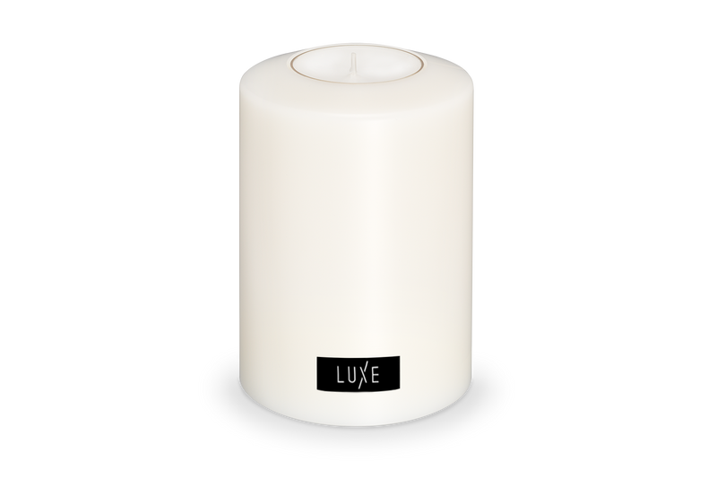 LUXE Classic Dauerkerze Weiß